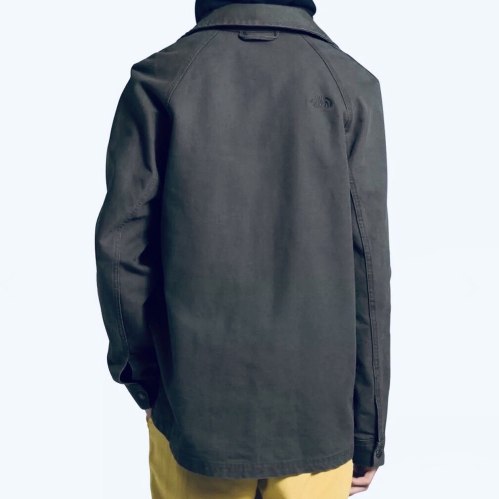 NWT The North Face berk utility canvas Cotten Jacket in asphalt grey - Picture 4 of 12